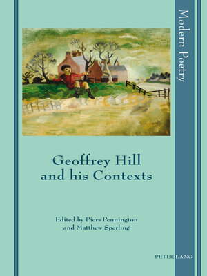 cover image of Geoffrey Hill and his Contexts